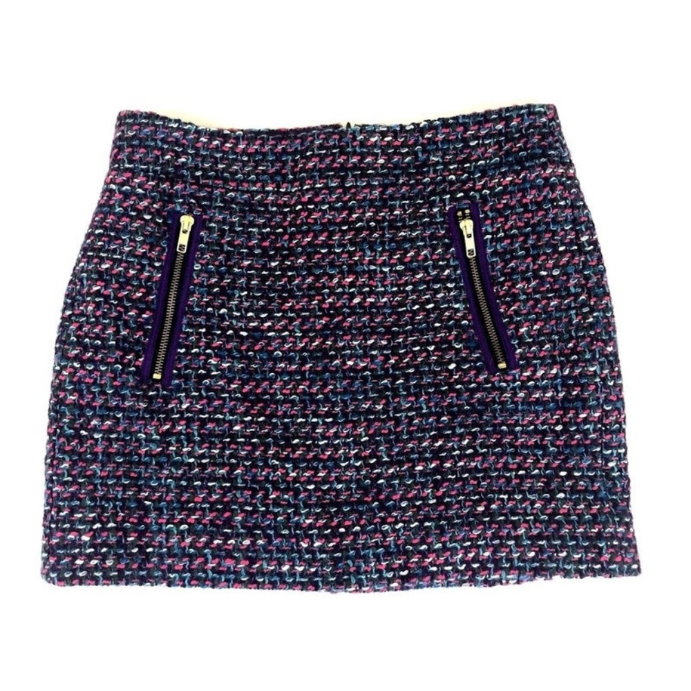 J. Crew Factory Mini Skirt Size 4 Tweed-Look